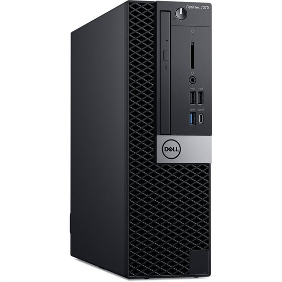 Restored Dell OptiPlex 7070 SFF (8GB, 256GB SSD, i7-9700 3.00GHz) Win11P, Black