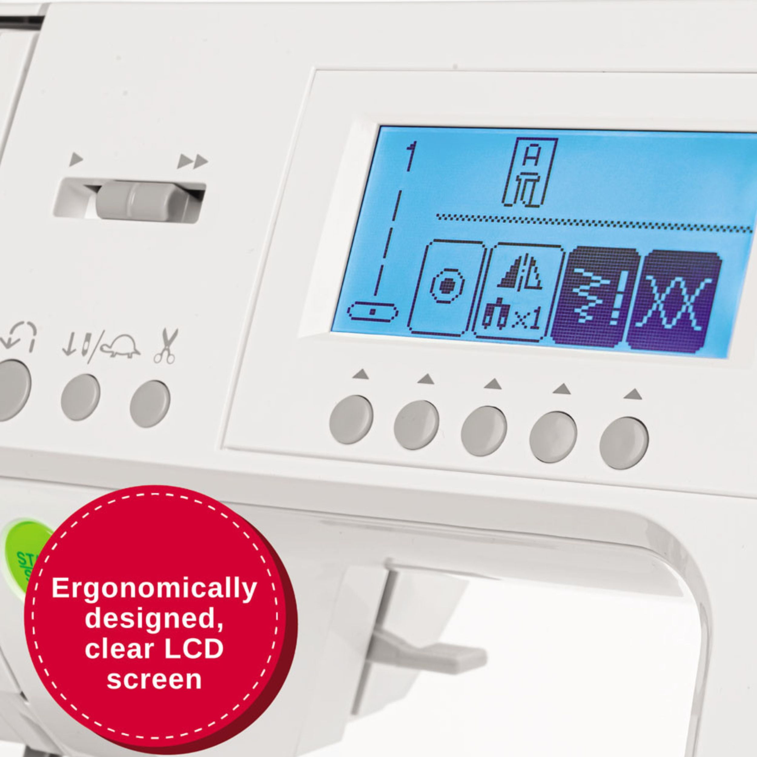 SINGER® C9920 Computerized Sewing Machine with Accessories | 810 built-in stitches deliver 1,163 Stitch Applications | 5 Lettering Fonts, Mirror Imaging, LCD Screen, Metal Frame