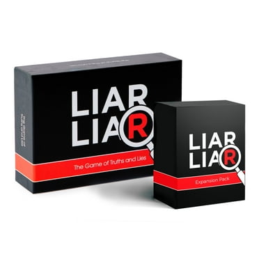 LIAR LIAR - The Game of Truths and Lies - Family Friendly Party Games - Card Game for All Ages - Adults, Teens, and Kids   Expansion Set