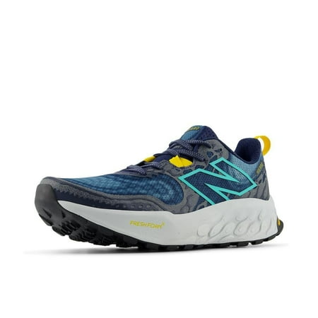 New Balance Men's Fresh Foam X Hierro V8 Trail Running Shoe, Nb Navy/Quartz Grey/Cyber Jade, 12.5 X-Wide