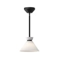 thumbnail image 2 of PD470108BGGO-Alora Lighting-Halston - 1 Light Pendant-5.63 Inches Tall and 8 Inches Wide   Brushed Gold Finish with Glossy Opal Glass, 2 of 2