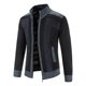 thumbnail image 1 of Gibobby Sueter para hombre con cierre completo Sueter para Hombre, Cómodo y Elegante con Diseño de Figuras en Pecho e Interior de Polar(Marina,XG), 1 of 4