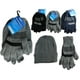 thumbnail image 1 of 1 Conjunto de gorro y guantes para hombre, gorro de esquí de invierno, gorro unisex cálido y suave para nieve y frío., 1 of 5