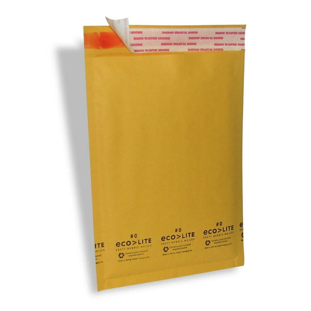 250 0 6x10 Kraft Ecolite Bubble Mailers Padded Envelopes Bags CD DVD 6