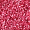 thumbnail image 2 of Miyuki Delica Seed Beads – Size 11/0 (1.6 mm), DB1807, Dyed Rose Silk Satin, 7.2 g, Approx. 1440 Beads, 2 of 7