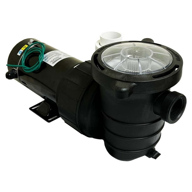 AQUA PULSE 5,500 GPH Inline External Water Pump with Strainer Basket for Pools, Spas and Water