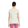 thumbnail image 3 of Valentine’s Day Women’s XO Heart Graphic Tee with Short Sleeves, 3 of 5