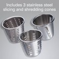 thumbnail image 3 of Hamilton Beach Professional Stand Mixer Specialty Attachment, Slicer and Shredder Set, 63247, 3 of 8