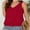 Red, variant on Womens V Neck Casual Tank Tops Fit Sleeveless Summer Tops Shirts Blouses