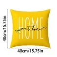 thumbnail image 7 of Decorative Lumbar Pillow, Decor Pillows for Bed, Lemon Decorations, Pillow Decor, 20X12 Inch Letter Printed Yellow Lumbar Pillow Case, Versatile Lumbar Throw Pillow Cover Perfect, 7 of 7