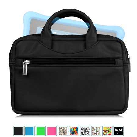 Little Black Travel Case - Universal 6 - 8 Inch Tablet Sleeve - Fintie Travel Carrying Case Bag for Fire Kids Edition, Kindle Oasis 2016, Black
