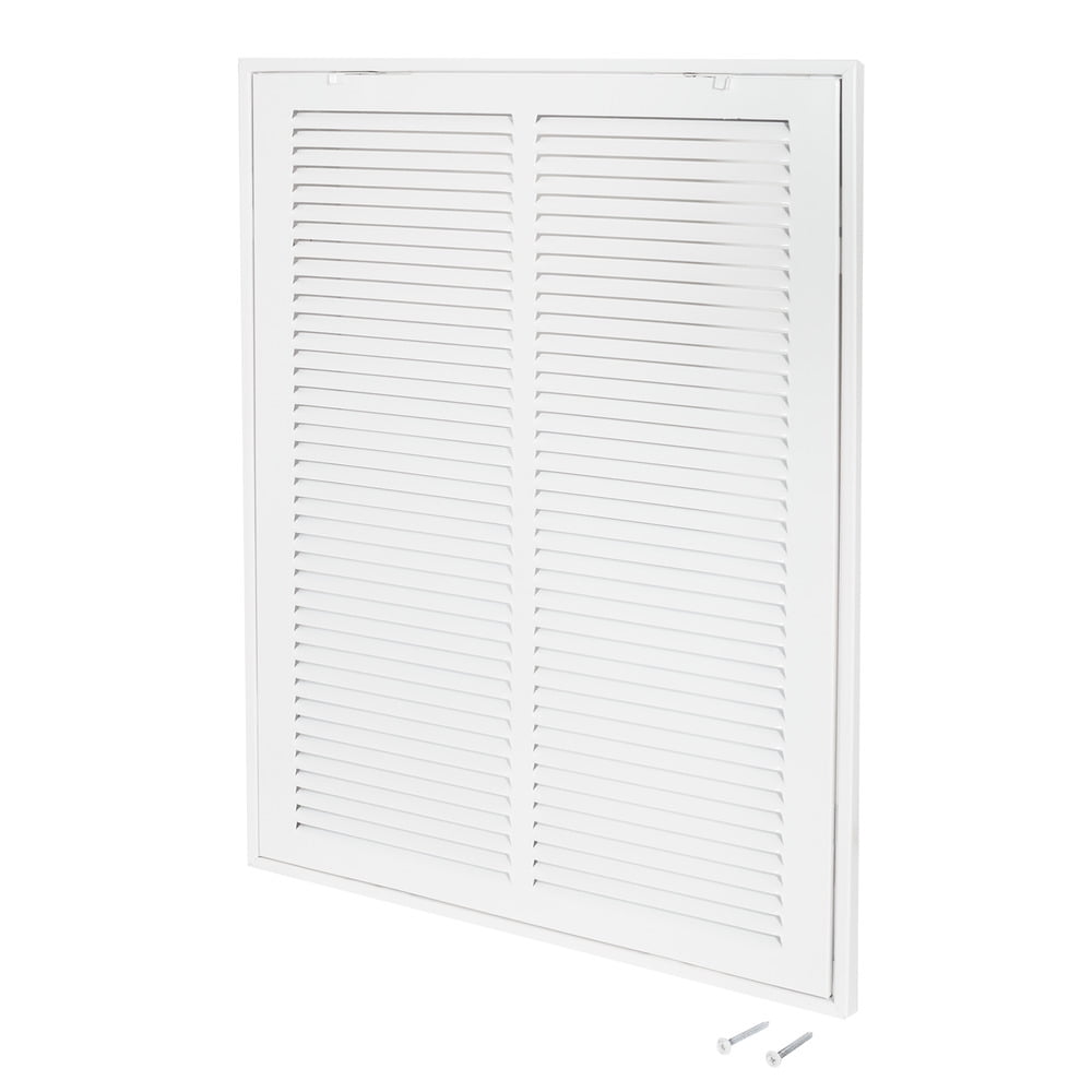 14" X 20 Steel Return Air Filter Grille for 1" Removable White 