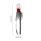 thumbnail image 4 of Skeleton Hand Headband with Gothic Flowers, Punk Style Bone Hair Accessory for Halloween, 1 Piece, 4 of 5