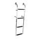 thumbnail image 3 of Escalera para barco, escalera de montaje en espejo de popa con almohadillas antideslizantes, accesorios plegables, escalera deslizante debajo de la 4 pasos, 3 of 8