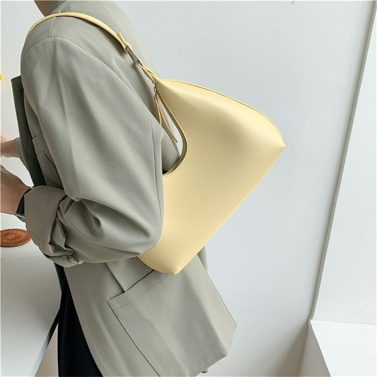 Kripyery Women Shoulder Bag Multi Compartments Large Capacity Faux Leather  Multipurpose Single Shoulder Strap Bag Dating 