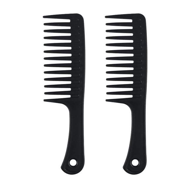 Peine de dientes anchos FloreceBien para cabello rizado y húmedo, peine desenredante, peines para cabello para mujeres, peine grande de dientes anchos para cabello largo, grueso y ondulado
