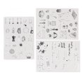 thumbnail image 3 of Sellos para manualidades, 3 hojas de sellos transparentes, sellos transparentes para bricolaje, sellos transparentes de calidad superior, 3 of 14