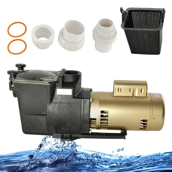 W3SP2607X10 Super Pump 1 HP Single Speed Pool Pump 115/230V