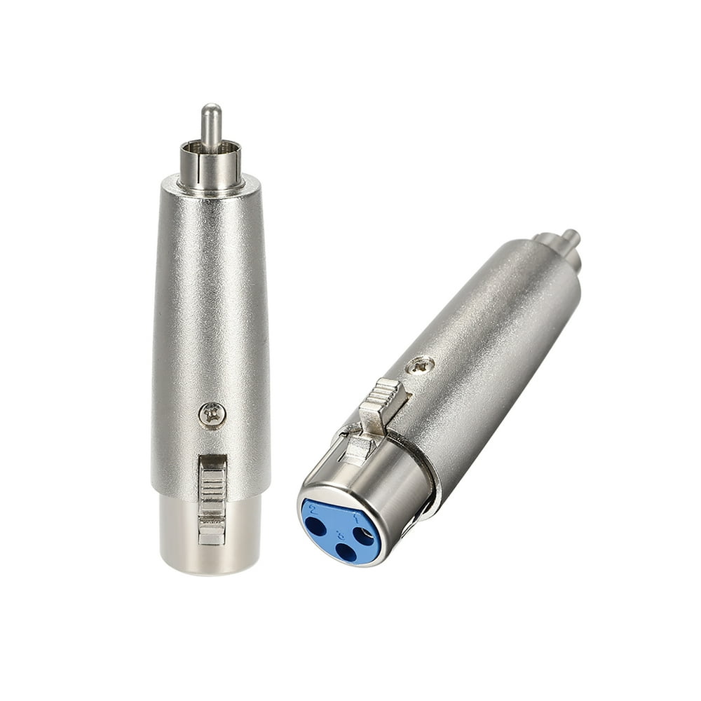 XLR Female to RCA Male Adapter,Gender Changer 3 Pin XLRF to RCAM Converter,Microphones Plug