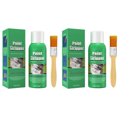 Efficient Paint Stripper for Cars - Fast Acting Paint Remover for Metal and Varnish, Easy-to-Use Gel with Brush Included - Ideal for Car, Motorcycle, and Machinery Restoration