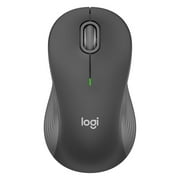 Logitech Advanced Wireless Mouse, Silent Clicks, Bluetooth, Multi-Device Compatibility, Graphite