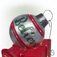 thumbnail image 4 of Alpine Corporation 15" x 37" Light-Up Freestanding Holiday Gifts and Ornament Decor, Red/Silver, 4 of 13