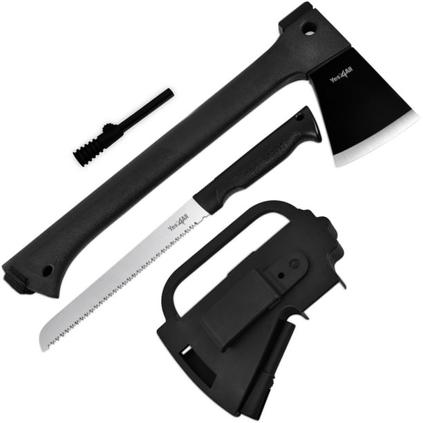 Yes4All Multi Functional Camping Axe H307 With Saw + Fire Starter