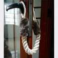 thumbnail image 1 of pitrice 2 Pieces Cotton Door Pull Replacement Tear-resistant Flexible Pet Rope Teething Baby Safety Rope Handle Accessories Black, 1 of 9