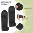 thumbnail image 4 of Soccer Shin Guard Strap Polypropylene Anti Slip Shin Fixed Straps Ankle Guards Fit for Football Cycling Black/White, 4 of 7