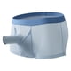 thumbnail image 2 of CLEVER-MENMODE Ropa interior sexy para hombre, bóxers con nariz de elefante, calzoncillos masculinos de seda de hielo, bóxers largos con bolsa para el pene con forma de U, 2 of 5