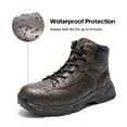 thumbnail image 5 of NORTIV 8 Steel Toe Boots for Men Safety Construction Work Boots,Waterproof, 5 of 9
