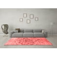 thumbnail image 3 of Ahgly Company Indoor Rectangle Abstract Red Contemporary Area Rugs, 4' x 6', 3 of 4
