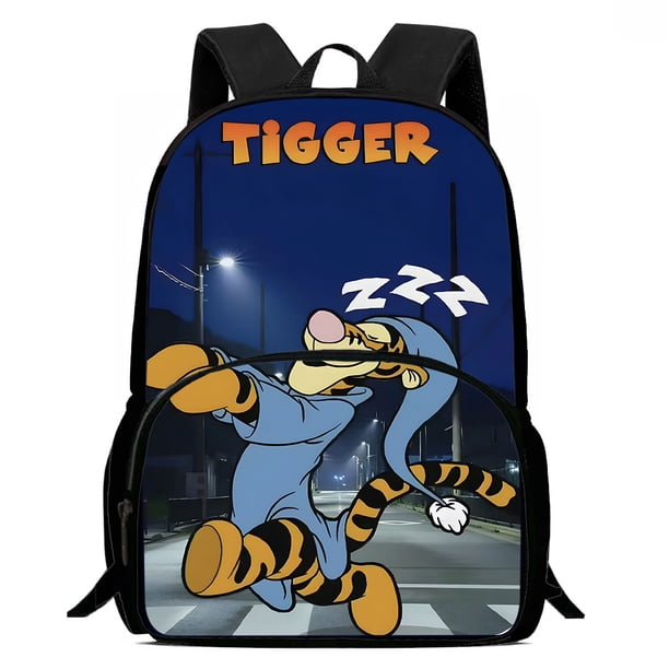 Winnies the Pooh Tigger mochila para niños, bolso de hombro, estuche para lápices, bolsas escolares de gran capacidad para niños y niñas, el mejor regalo