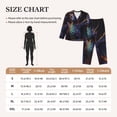thumbnail image 4 of Balery Rainbow Wings Majestic Dragon Pattern Pajama Sets for Women Long Sleeve 2 Piece Sleepwear Loungewear Sets Soft PJ's with Pockets Long Sleeve Comfy Pj Sets-Large, 4 of 7
