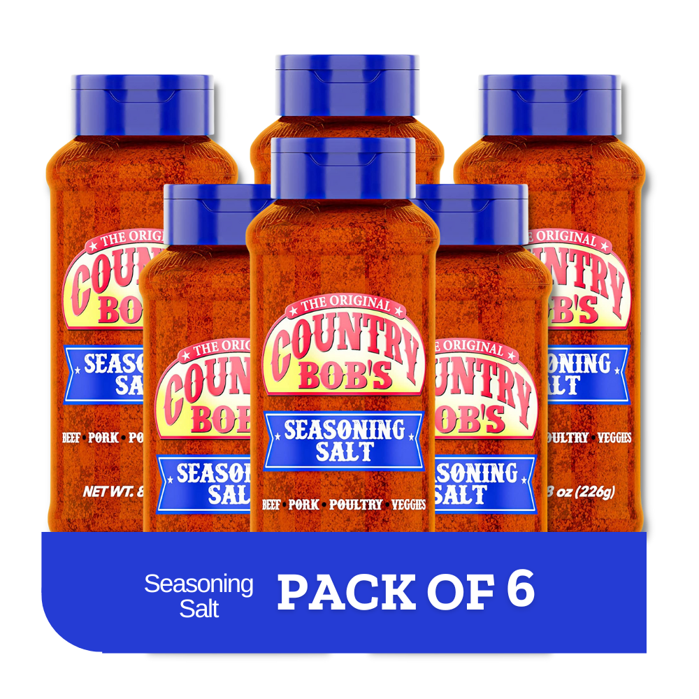Country Bob's Seasoning Salt All Natural Season Salt for Dry Rub