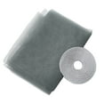 thumbnail image 2 of Cortina de malla de mosquitera perfecl para ventana tamaño 130 cm x 150 cm Gris, 2 of 7