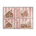 thumbnail image 5 of Yayeee Area Rugs for Living Room 6.7'x4.8' Non Slip Washable Bedroom Floor Carpet, Pink Candy House, 5 of 5