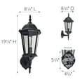 thumbnail image 6 of Design House Oak Creek Traditional Outdoor Motion Sensing LED Uplight for Wall, Black, 6 of 23