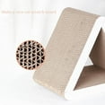 thumbnail image 4 of Triangular Cat Scratcher Cardboard  Cat Pad with Premium Textures Design  Durable Cat Scratching Play Toy, 4 of 8