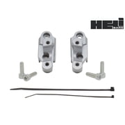 Helibars Handlebar Risers for BMW R1200R, CNC Machined 6061-T6 Aluminum, 1/2-1 Inch Height Increase, Color Matched, Retains Stock Hardware (HR05112)
