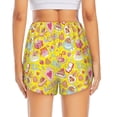 thumbnail image 2 of Lsque Love Heart1 Printed Women's Running Shorts with Liner Pockets,Elastic Quick Dry Workout Athletic Gym Yoga Shorts,Womens High Waist Shorts-X-Large, 2 of 9