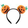 thumbnail image 1 of Paquete de 2 diademas de calabaza jinwen para cosplay de Halloween para adultos 2 piezas, 1 of 8