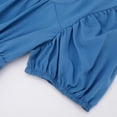 thumbnail image 4 of Vestido HEQU Regency para mujer con fajín satinado y volantes Empire, 4 of 8