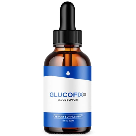 Gluco Fix Advanced Formula Drops Natural Support Supplement GlucoFix 30 Servings