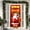 red, variant on RuiJiao 185x90CM Christmas Front Door Decoration - Printed Santa Door for Indoor & Outdoor Use, Party Supplies