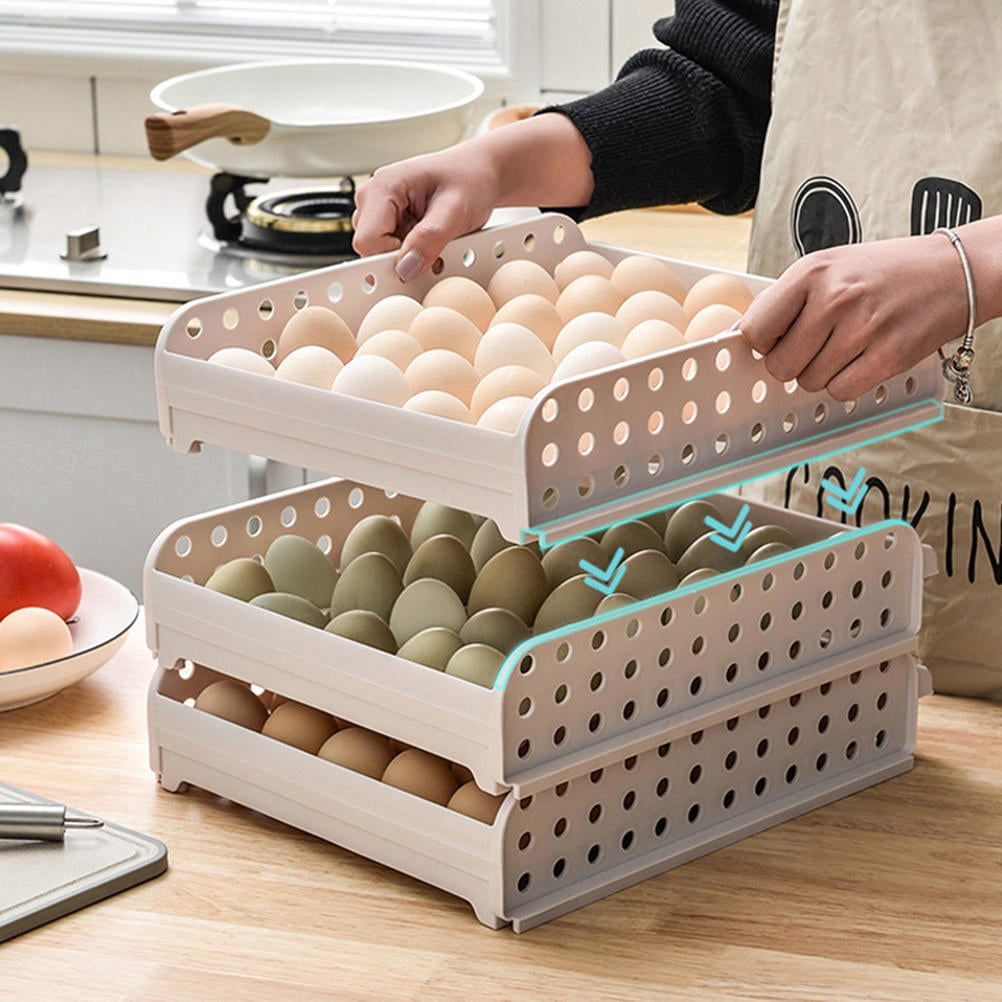 Mobutofu Eggs Storage Case Egg Organizer Plastic 1Pack