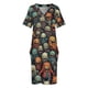 thumbnail image 4 of Vestido holgado con bolsillos de Big Ole Doofnutz, elegante vestido de noche para mujer, vestido de cumpleaños 2025 para mujer, vestidos de mujer, 4 of 7