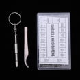 thumbnail image 2 of 1000pcs Tiny Gafas de terre Tornillos Tuercas para herramienta de reparación de gafas con destornillador, no conveniente sino también rentable Yinane Gafas de sol Tornillos Tuercas, 2 of 8