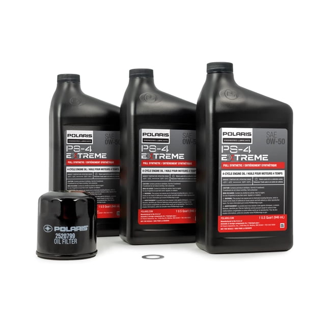 Kit de cambio de aceite Polaris RZR Turbo Pro XP 4 3 x 946 ml 0W-50