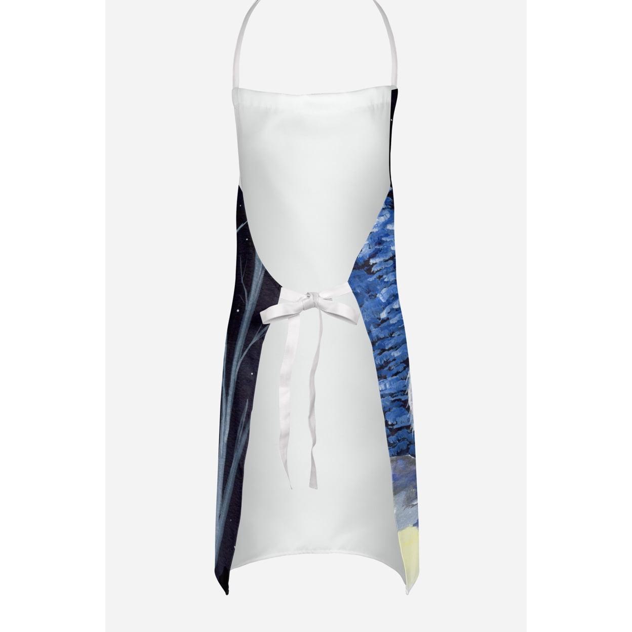 Carolines Treasures SS8363APRON Starry Night Japanese Chin Apron Large multicolor